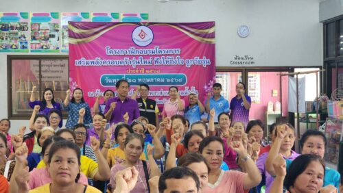 พมจ.บึงกาฬ ร่วมเป็นวิทยากรและติดตามโครงการเสริมพลังครอบครัวรุ่นใหม่ ฟังให้ถึงใจลูกวัยรุ่น ศูนย์พัฒนาครอบครัวในชุมชนตำบลน้ำจั้น
