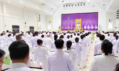 พมจ.บึงกาฬ พิธีถวายเครื่องราชสักการะ วางพานพุ่มและพิธีจุดเทียนถวายพระพรชัยมงคล เนื่องในโอกาสวันเฉลิมพระชนมพรรษาสมเด็จพระนางเจ้าฯ พระบรมราชินี