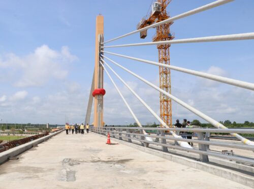 พมจ.บึงกาฬ ร่วมพิธีเทคอนกรีตเชื่อมสะพานมิตรภาพไทย–ลาว แห่งที่ 5 (บึงกาฬ–บอลิคำไซ) และพิธีลงนามความตกลงระหว่างรัฐบาลไทยกับรัฐบาล สปป.ลาว