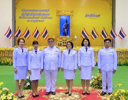 พม.หนึ่งเดียว จังหวัดบึงกาฬ ร่วมงานรัฐพิธีวางพวงมาลาและถวายราชสดุดี เนื่องในรัฐพิธีวันที่ระลึกคล้ายวันสวรรคต “สมเด็จพระนารายณ์มหาราช” ประจำปี 2568
