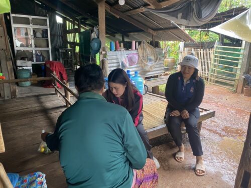 ศรส.บึงกาฬ ลงพื้นที่สอบข้อเท็จจริงและเยี่ยมบ้านครอบครัวอุปการะคนพิการ จำนวน 7 ครอบครัว